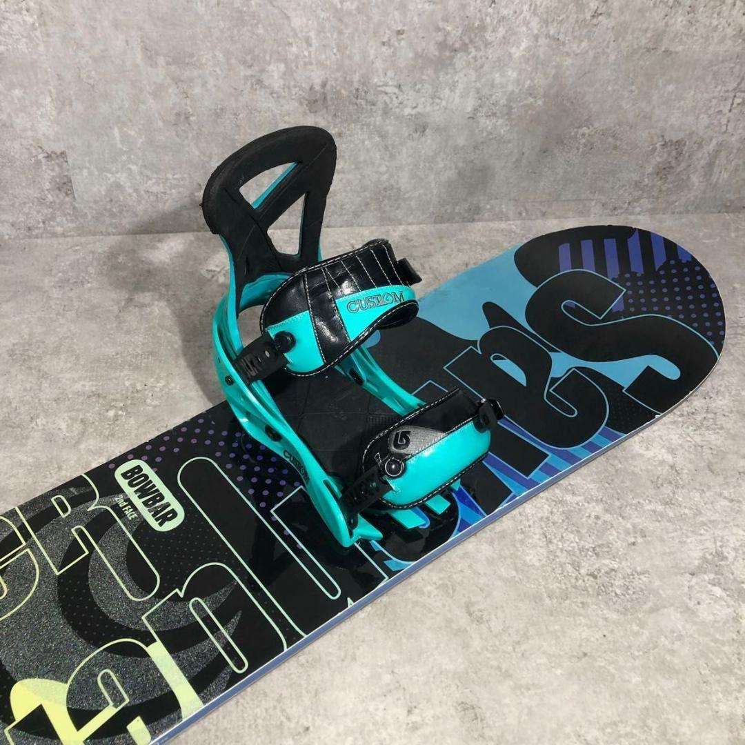 人気 SAVANDER154 × BURTON CUSTOM スノーボードセット