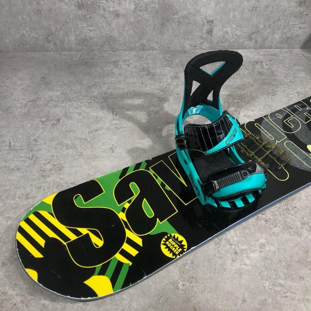 人気 SAVANDER154 × BURTON CUSTOM スノーボードセット