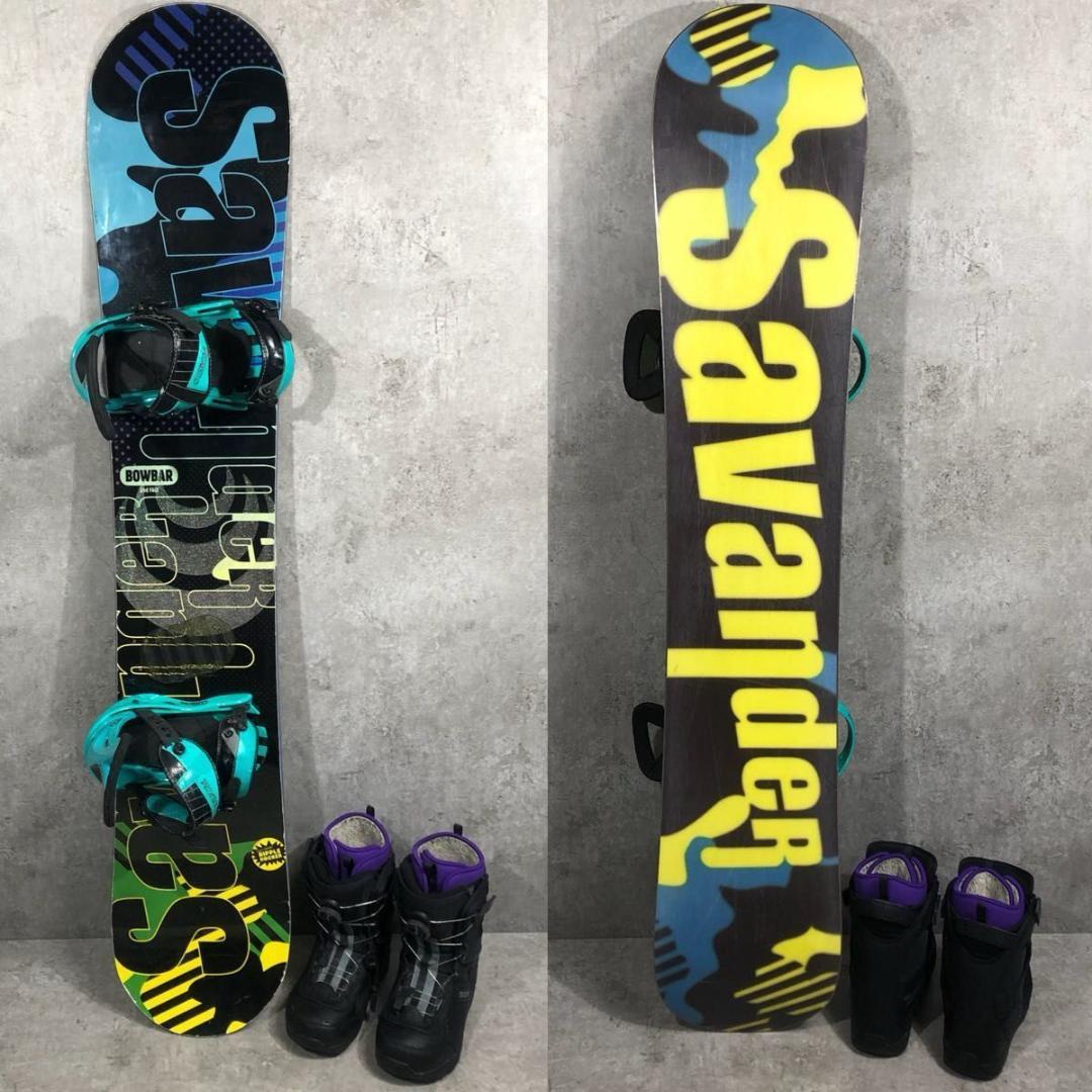人気 SAVANDER154 × BURTON CUSTOM スノーボードセット