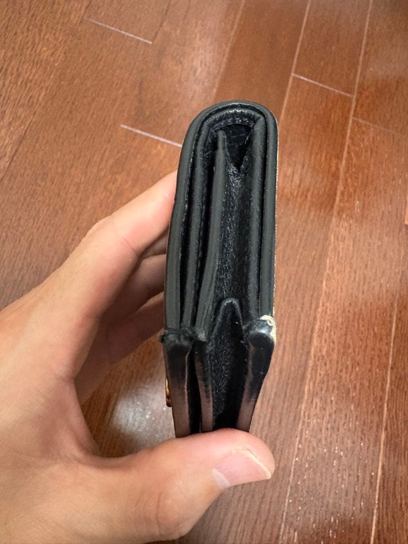 GUCCI 二つ折り財布 GGマーモント ブラック