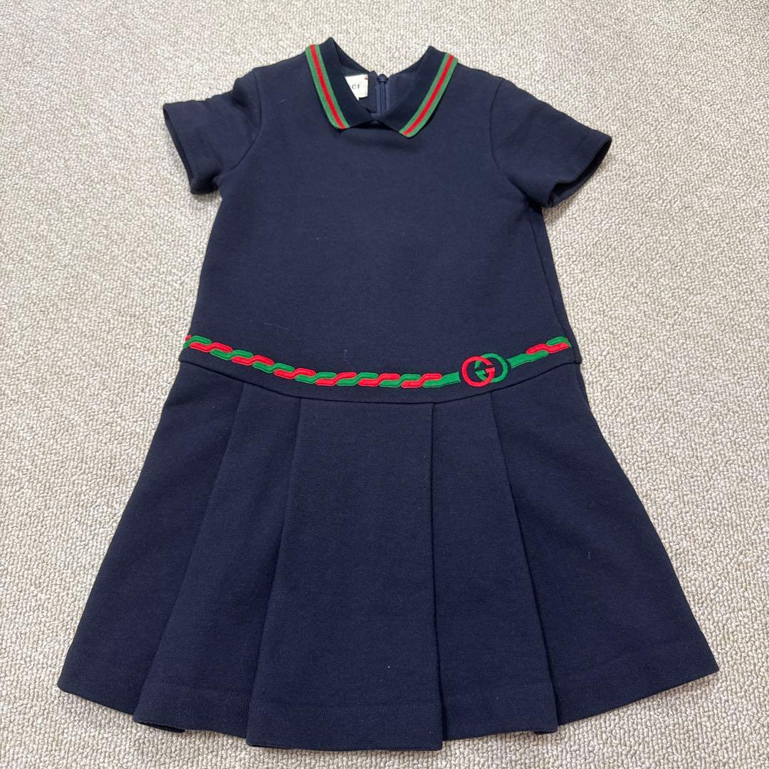 GUCCI ネイビー ワンピース 120cm