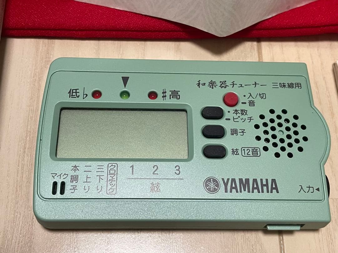 三味線　チューナー付き