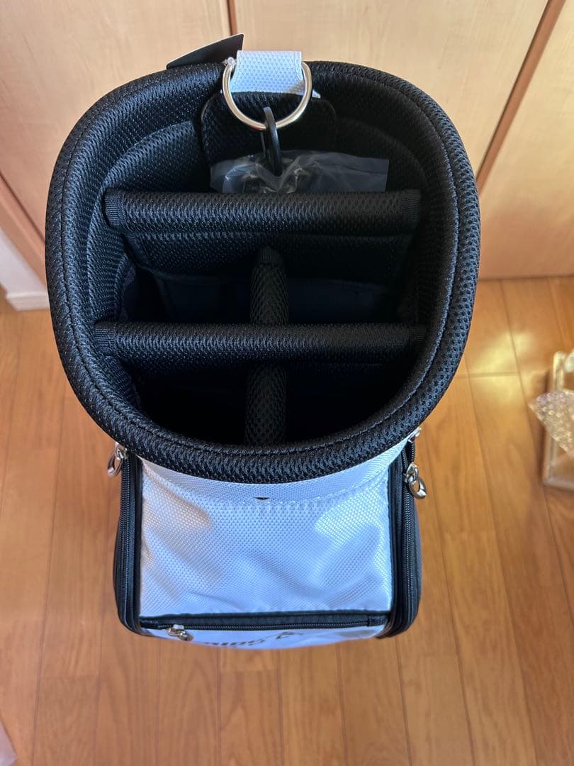 【新品/未使用】BRIDGESTONE GOLF キャディバッグ （9型）赤黒白