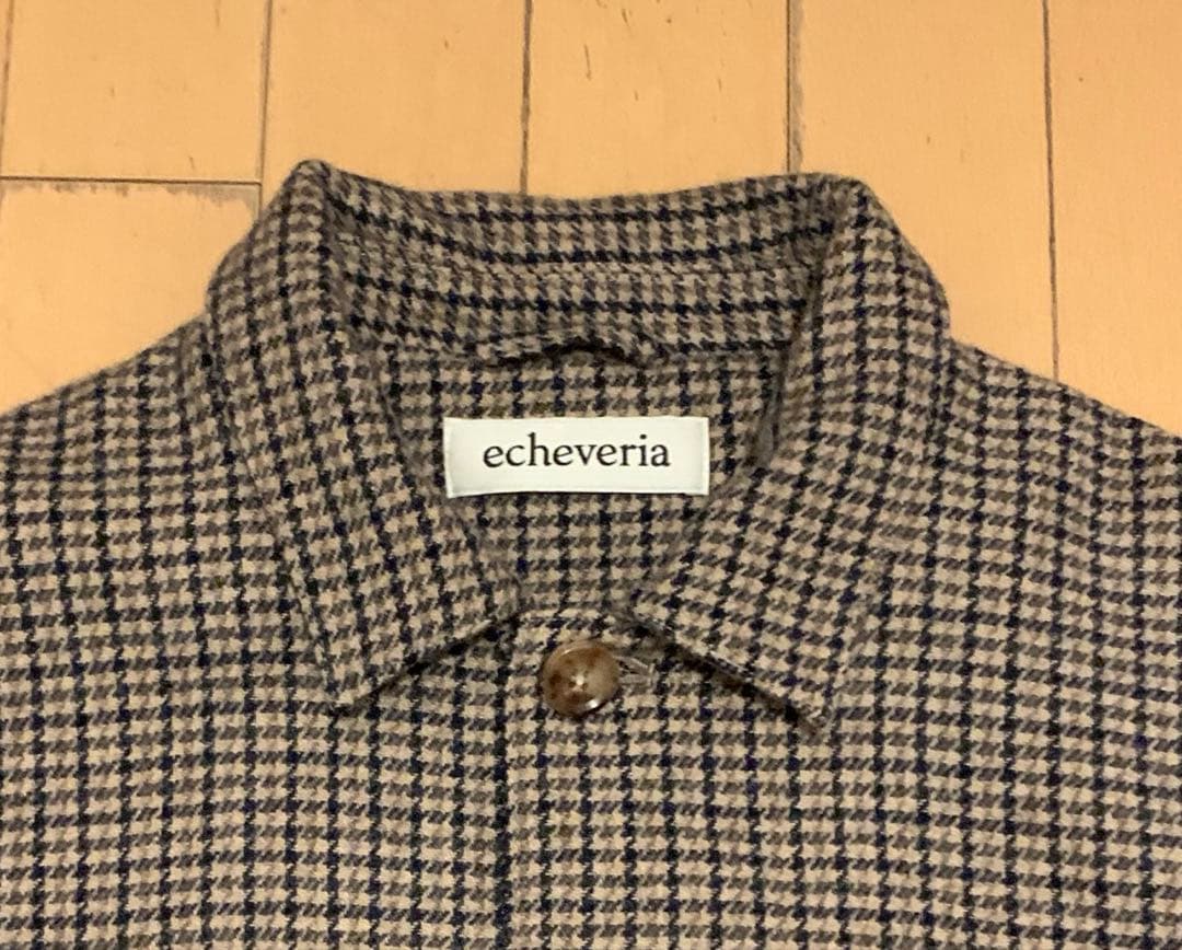 ジャケット・アウター echeveria alpaca wool trip jkt beige