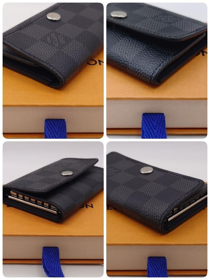 けんちゃんさま ダミエグラフィット ミュルティクレ6 保存袋・箱付き