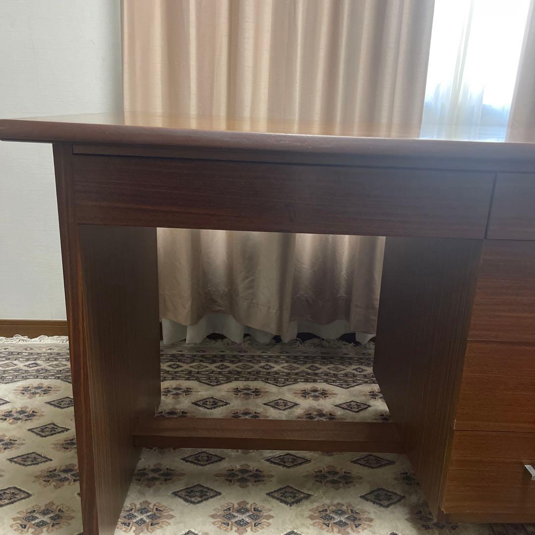 【アンティーク】 木製 デスク 机