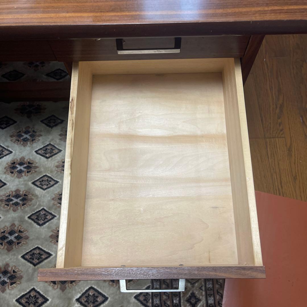 【アンティーク】 木製 デスク 机