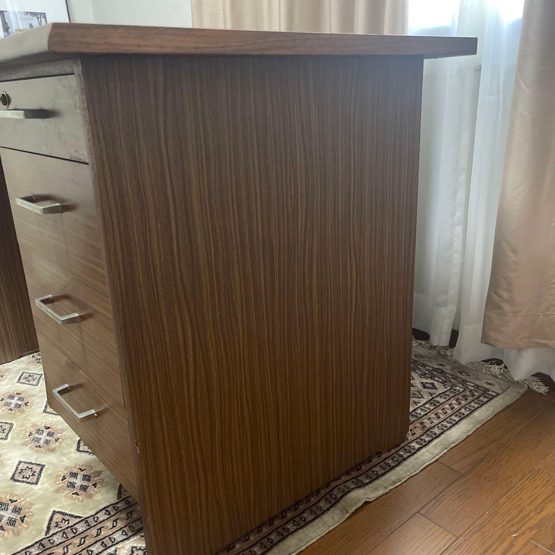 【アンティーク】 木製 デスク 机