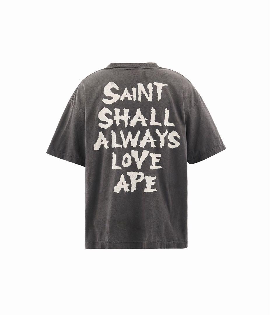 セントマイケル BAPE_SS T-SHIRT/ALWAYS LOVE XL