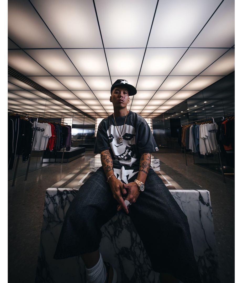 セントマイケル BAPE_SS T-SHIRT/ALWAYS LOVE XL