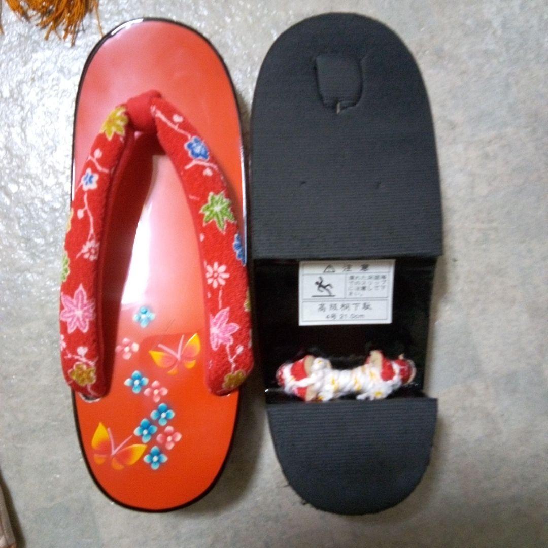 正絹【七五三7歳用】振袖、作り帯セット