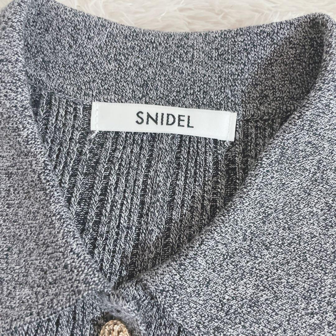 25AW SNIDEL スナイデル フロントボタンニットワンピース