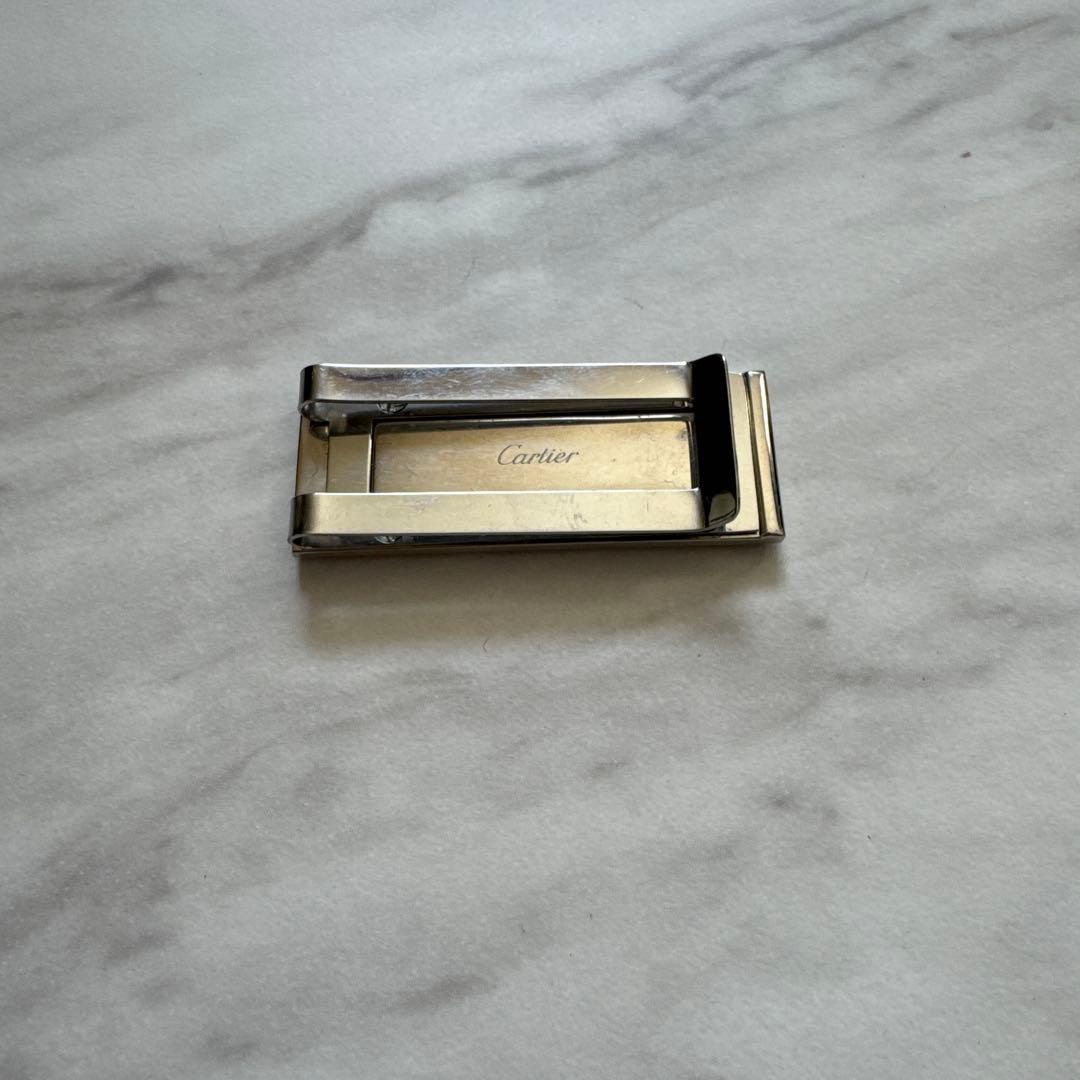 856 カルティエ Cartier マネークリップ ブランド 財布 サントス
