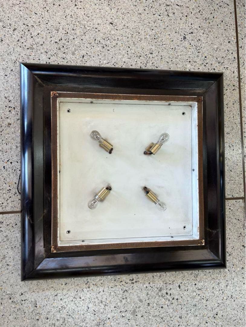 専用　シャンデリア　木枠付き　ゴールドキング　当時物