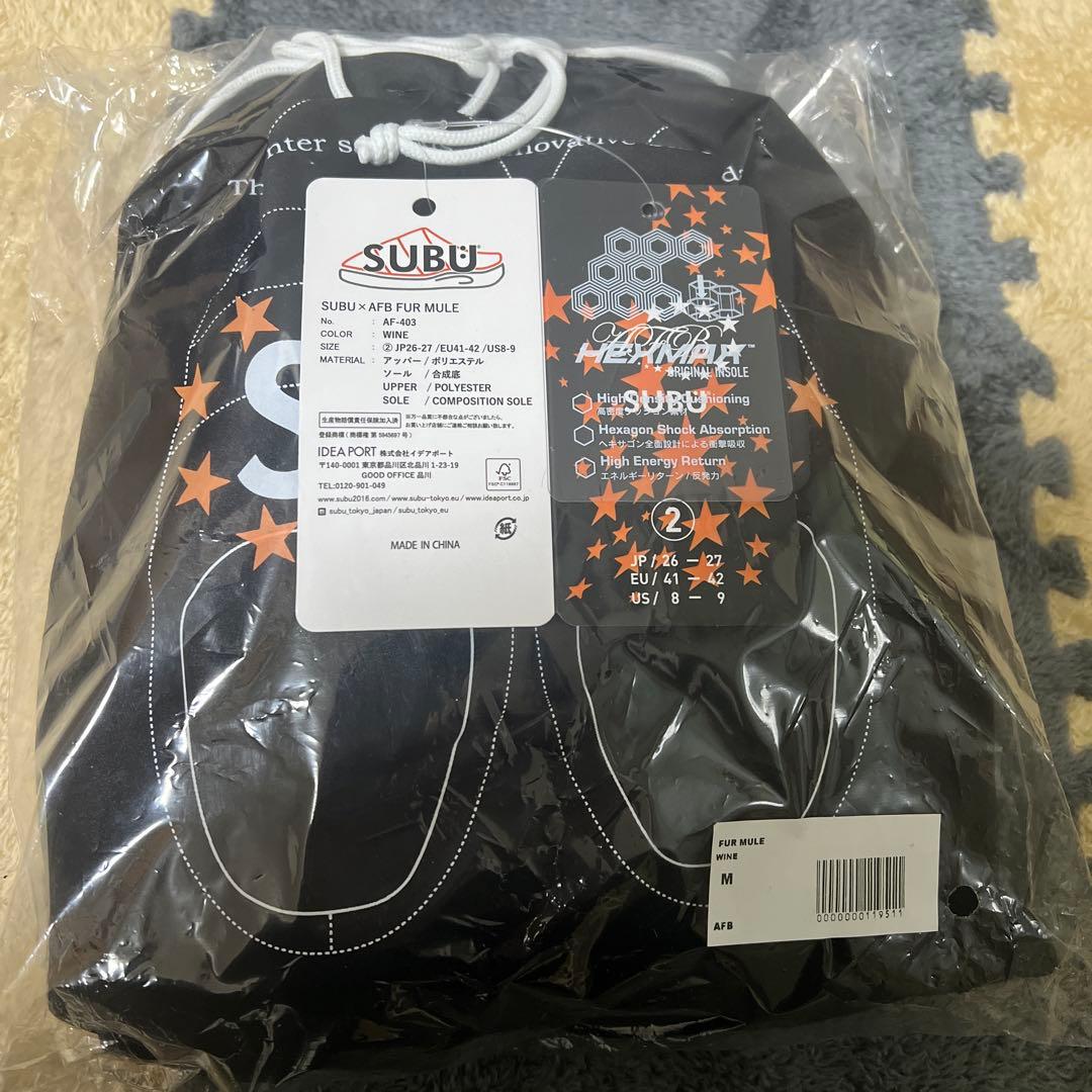 靴 AFB SUBU FUR MULE