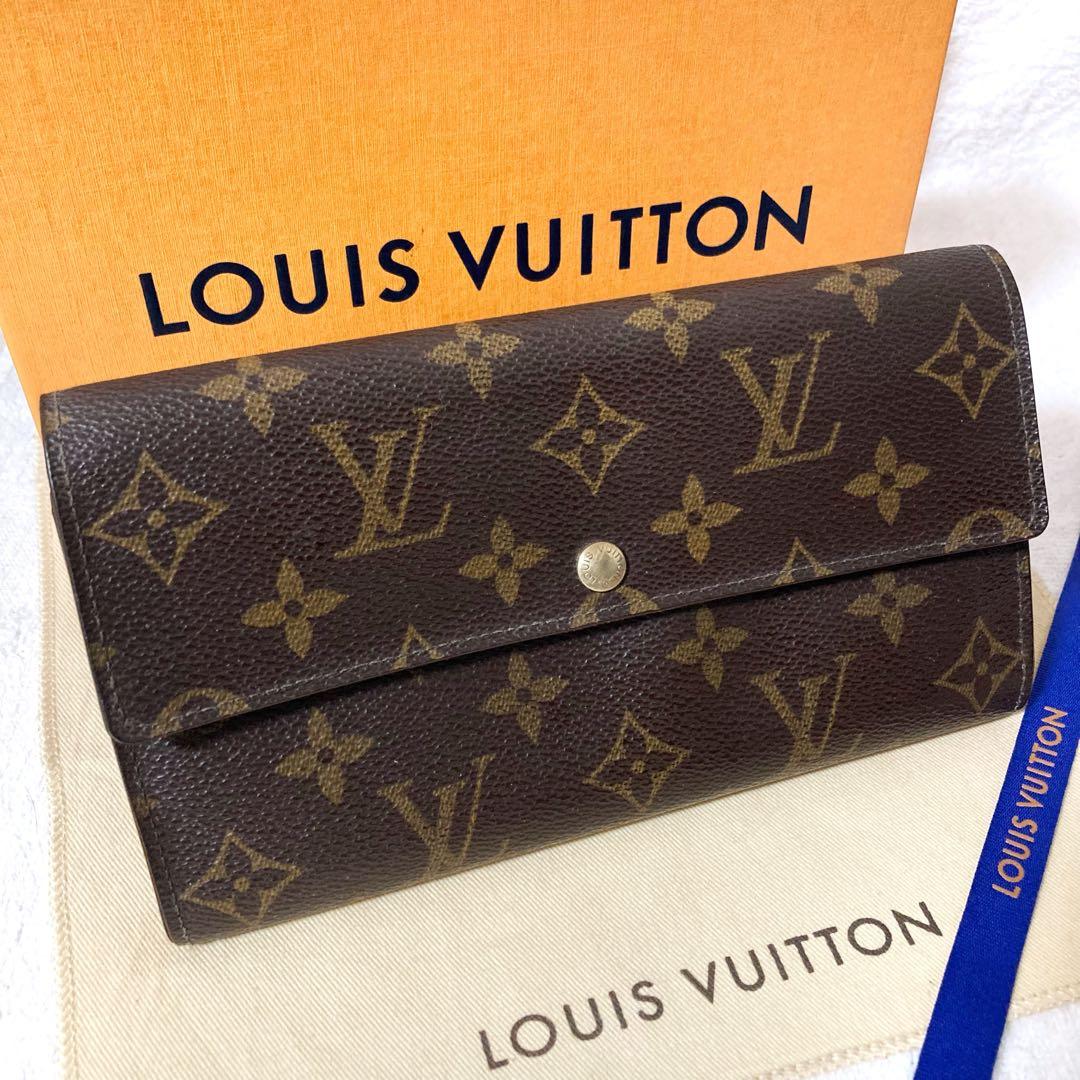 【美品】ルイヴィトン ☆ポルトフォイユサラ モノグラム 長財布 折り財布