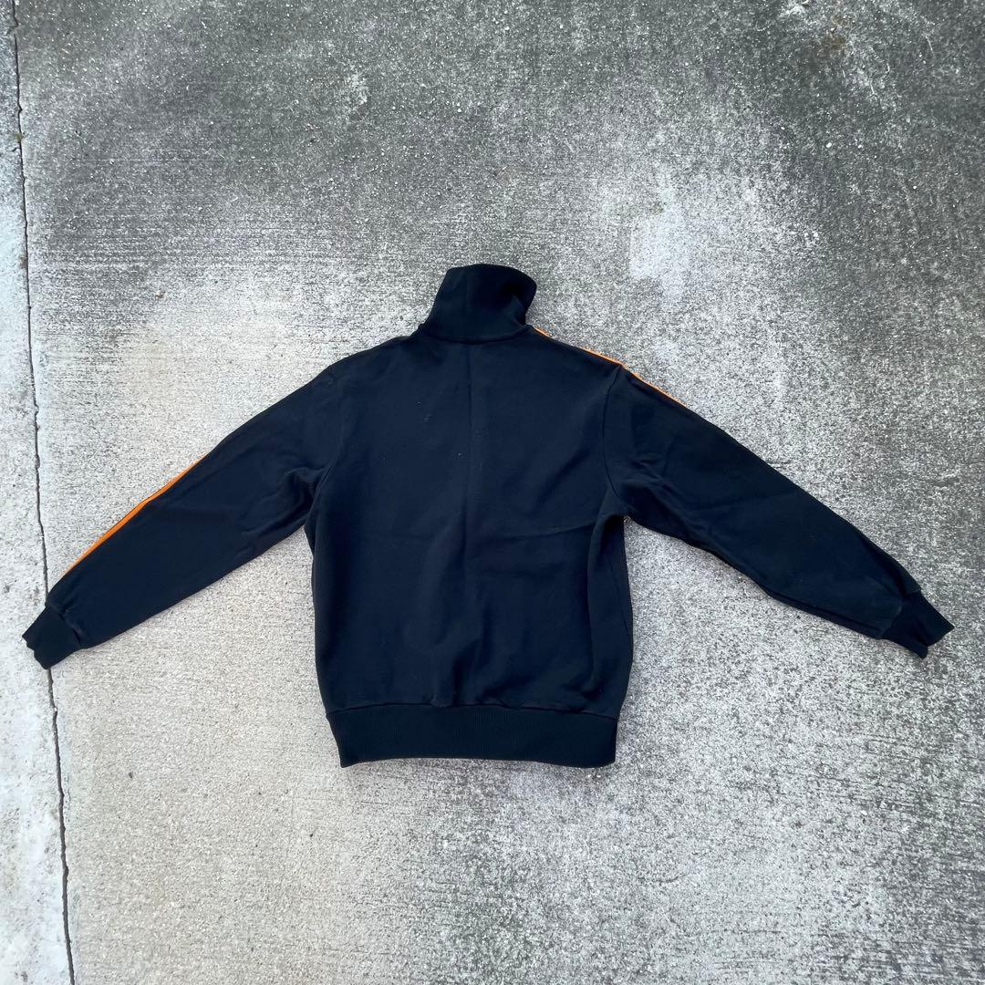 adidas トラックジャケット 西ドイツ デサント製ブラックオレンジ サイズ3