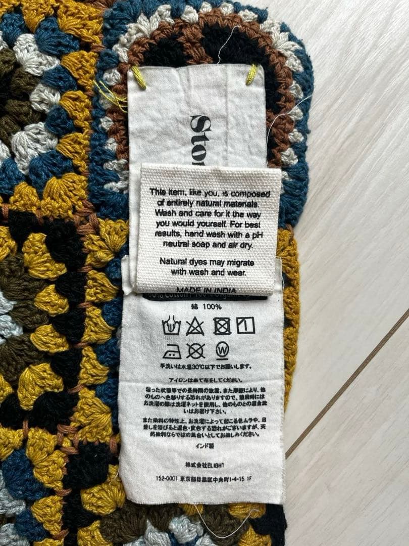 STORY mfg. スカーフ ストール yellow