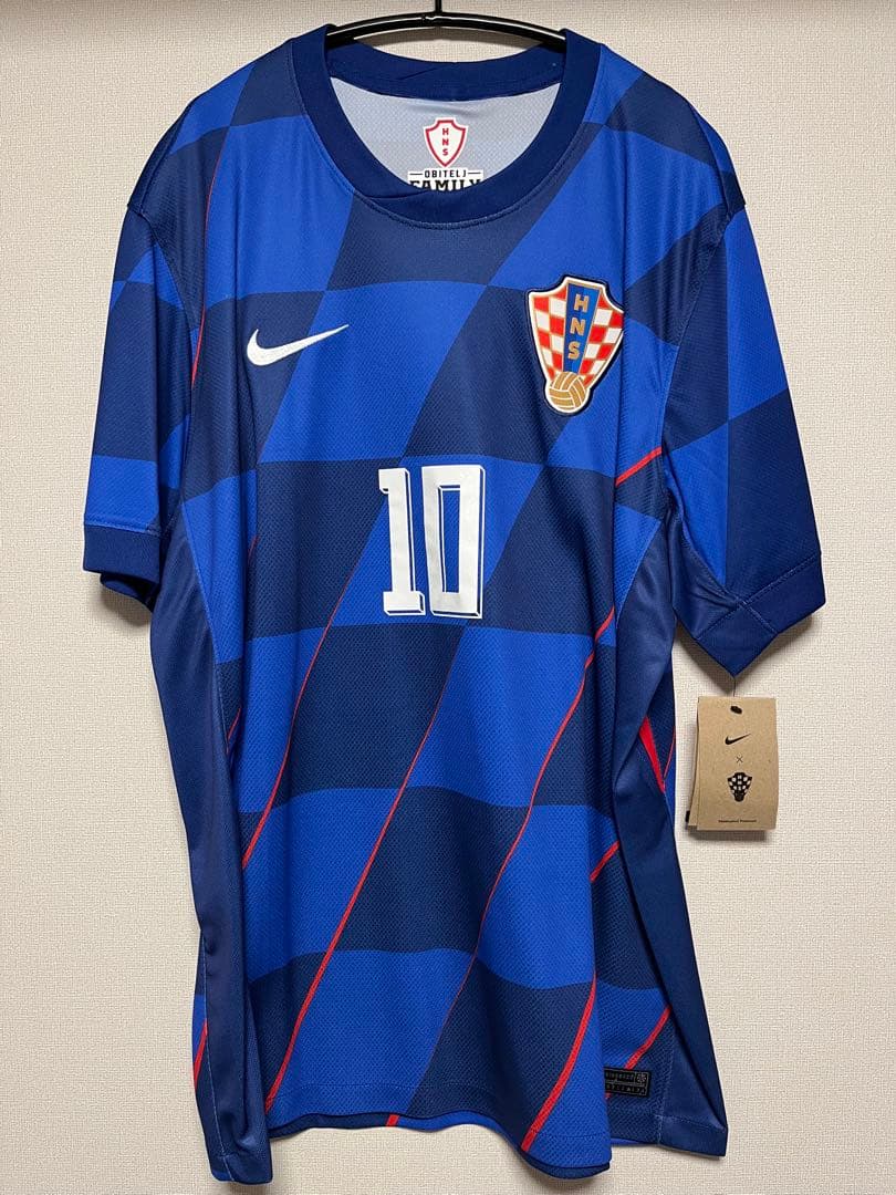 正規品　クロアチア　モドリッチ　アウェイ　ユニフォーム　ユーロ2024