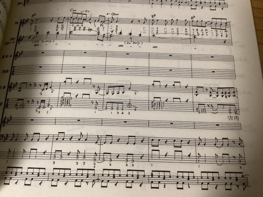 ★楽譜/オフコース/ネクスト/タブ譜/バンドスコア