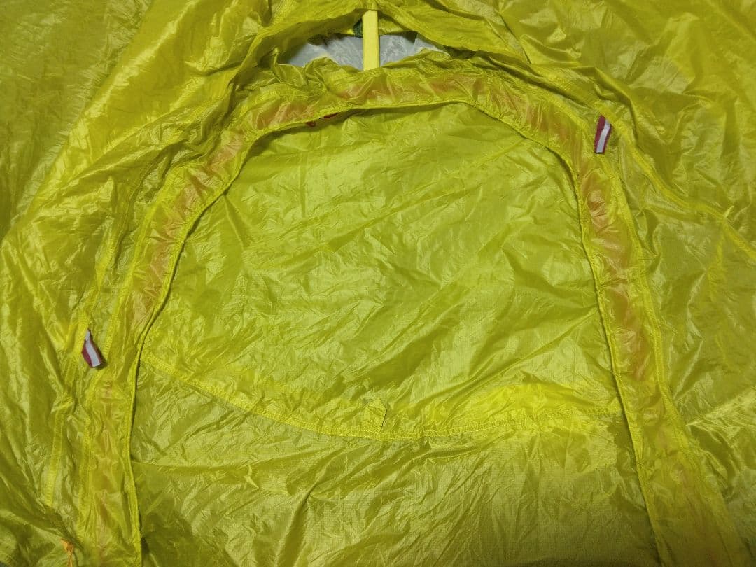 [未使用美品] 超軽量　U.L.モノフレームシェルター　モンベル　イエロー