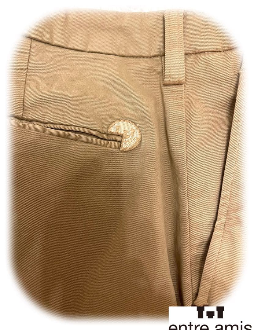 アントレアミ entre amis ジップフライパンツ コットンパンツ メンズ