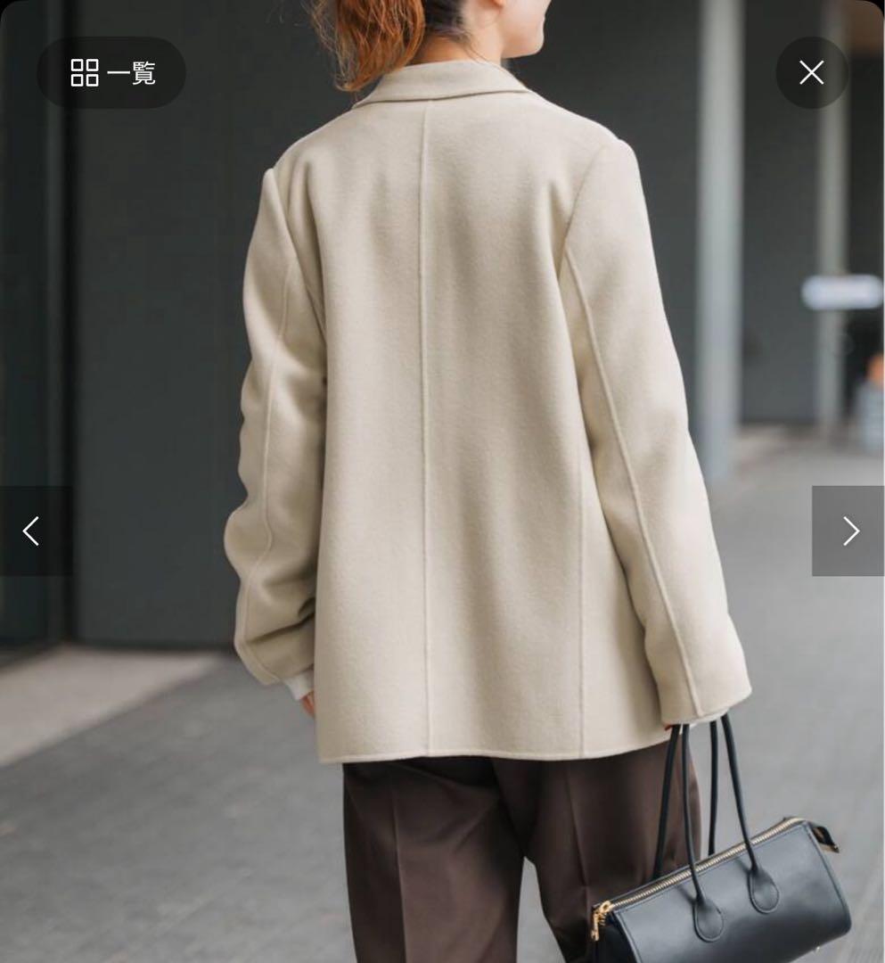 【新品】Spick and Spanビーバーピークドラベルジャケット　36サイズ