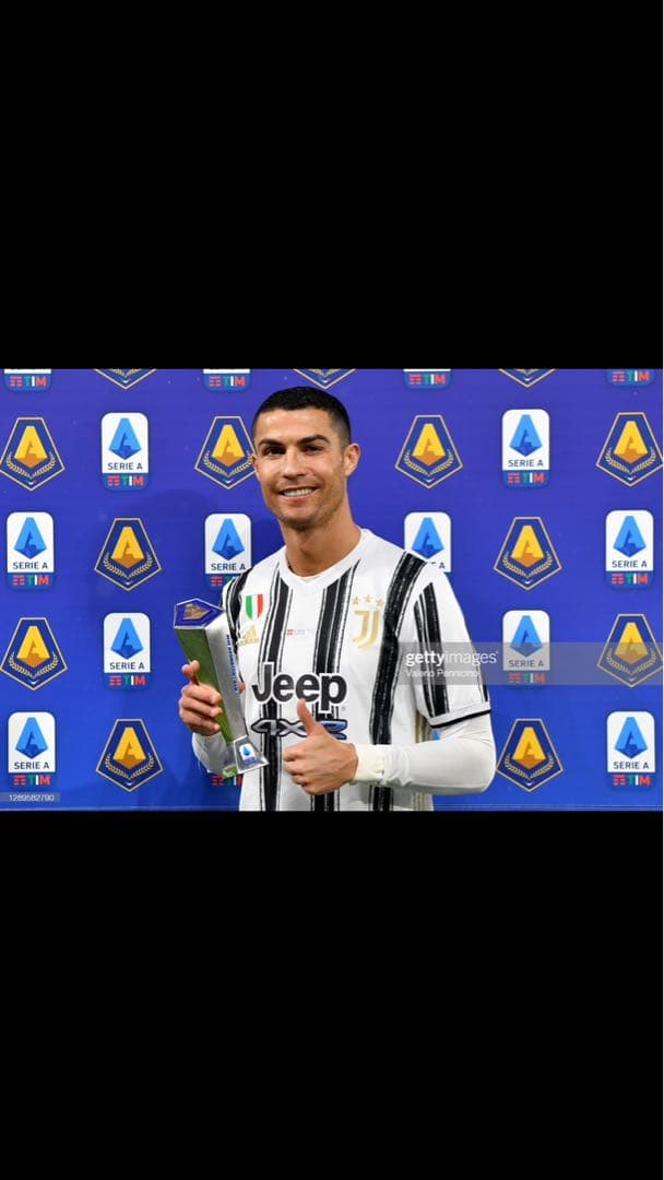 支給品ロナウド直筆サイン入りユニフォーム　ユベントスワンマッチ限定ポルトガル代表