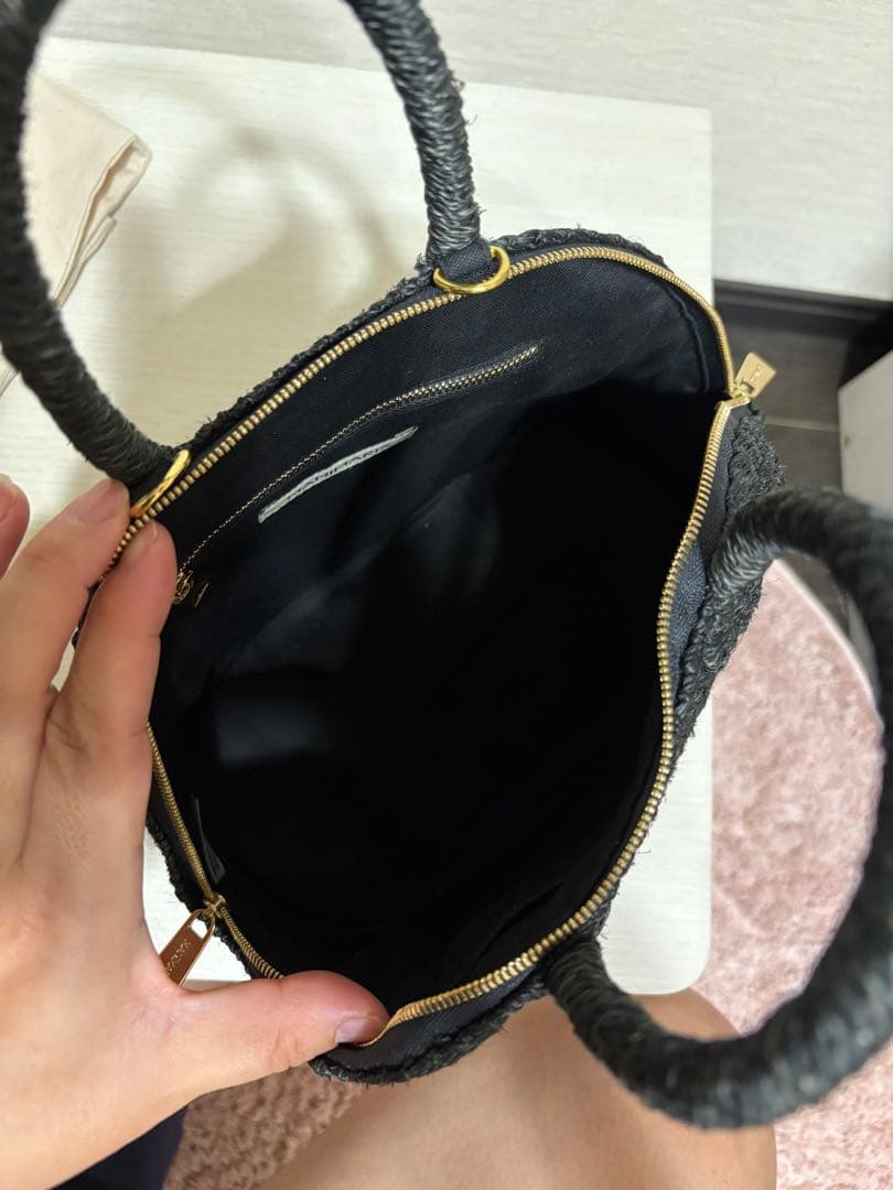 MANIMARIS 黒 かごバッグ　1週間のみ価格