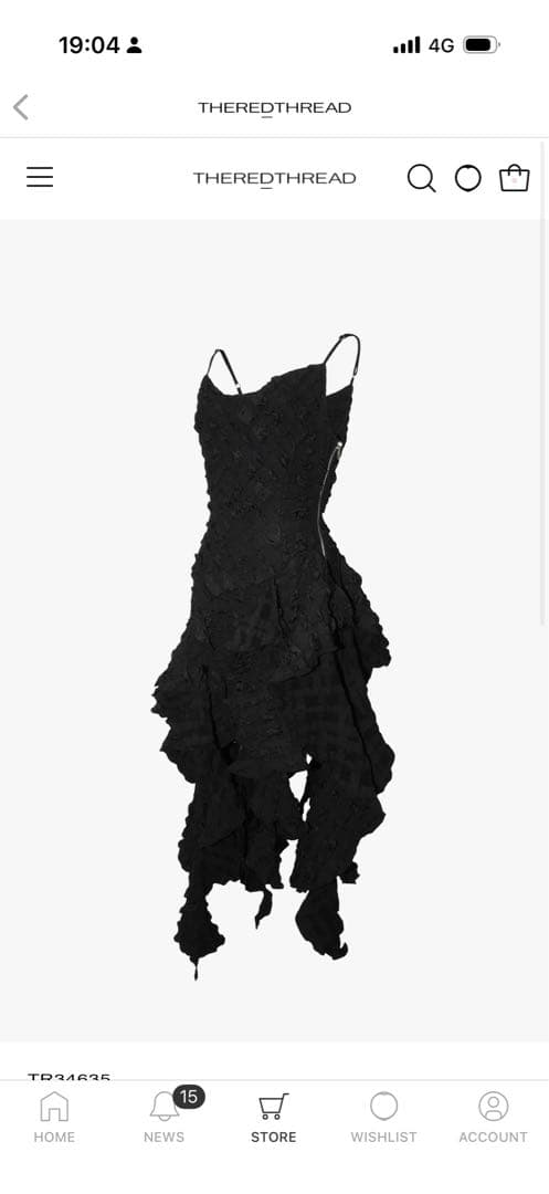 ワンピース theredthread fleur camisole dress