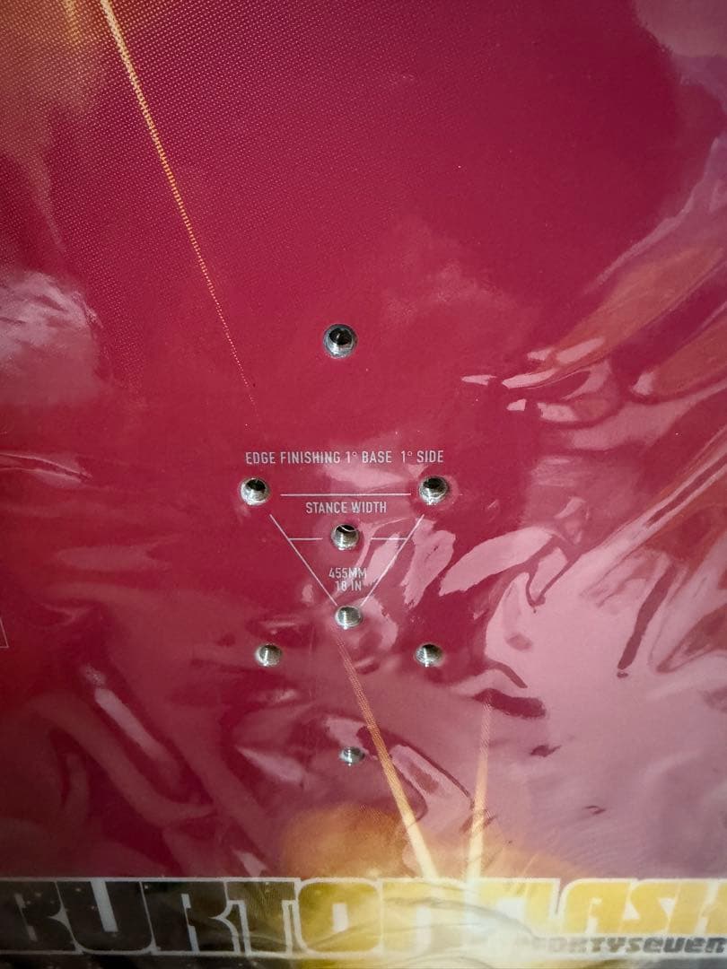 Burton Custom スノーボード 赤色 未使用