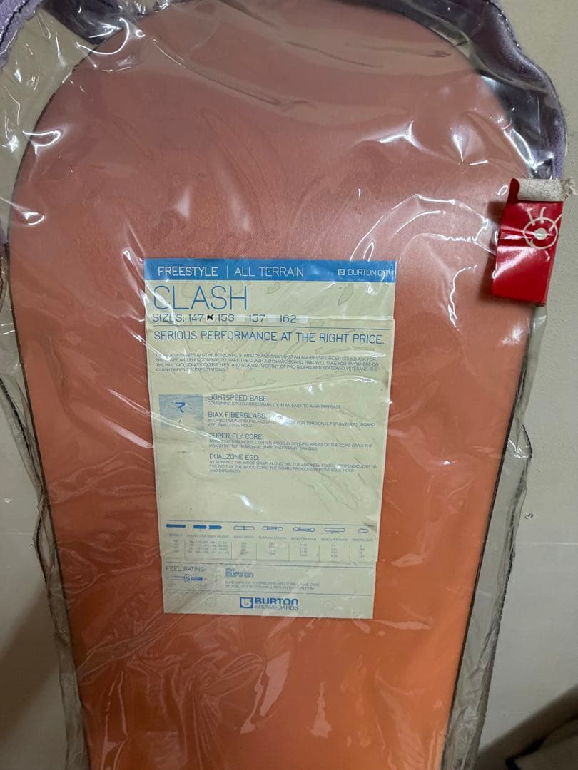 Burton Custom スノーボード 赤色 未使用