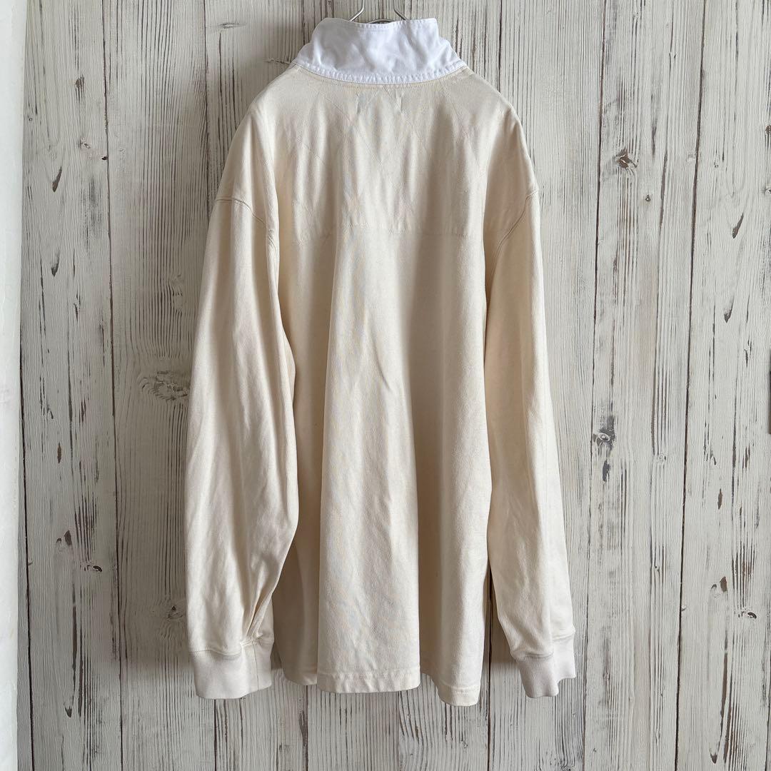 希少メンズ　POLO RALPH LAUREN 90s長袖 ラガーオーバーシャツ
