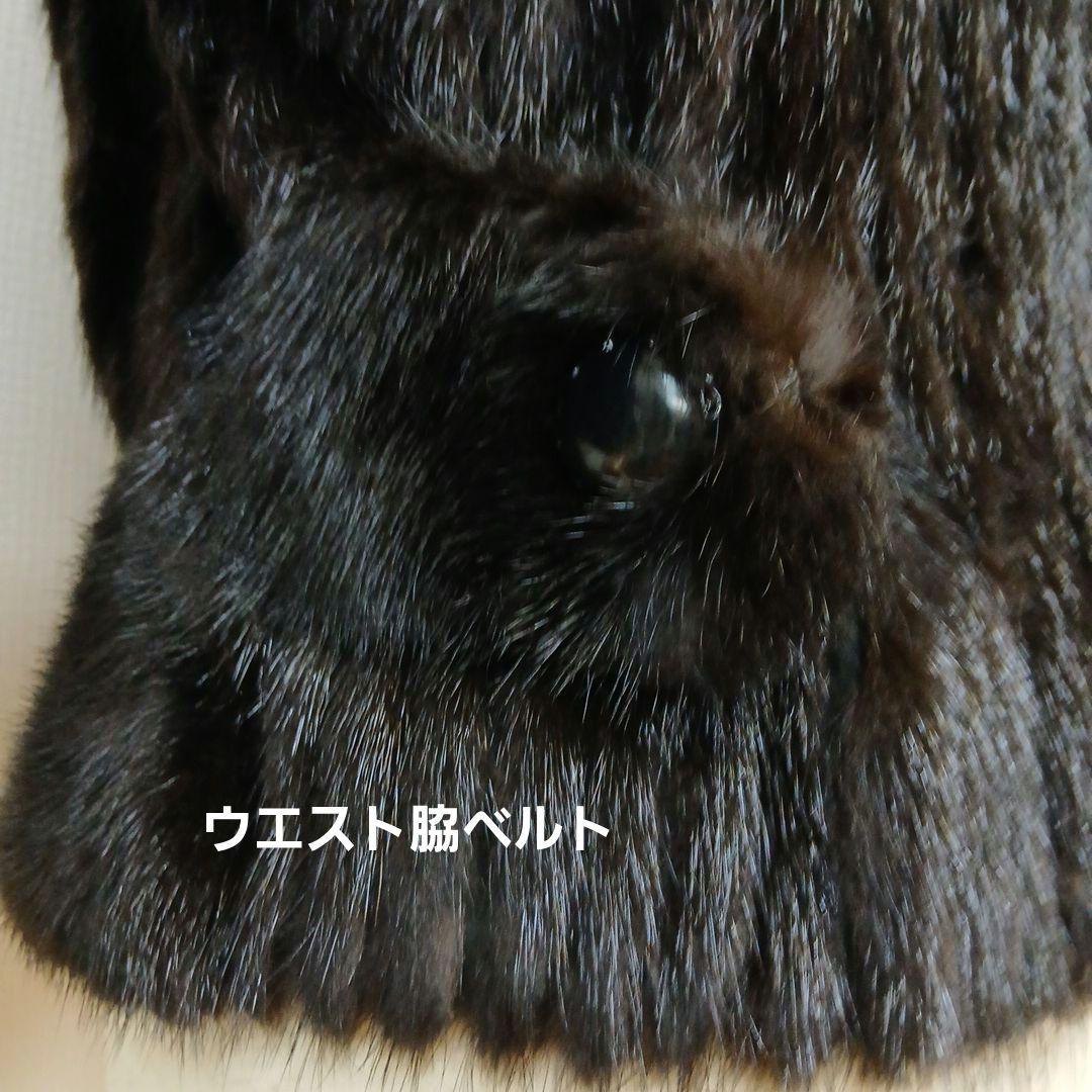 ハルコ様Best Angle ミンク ファーコート ショートジャケット丈 黒