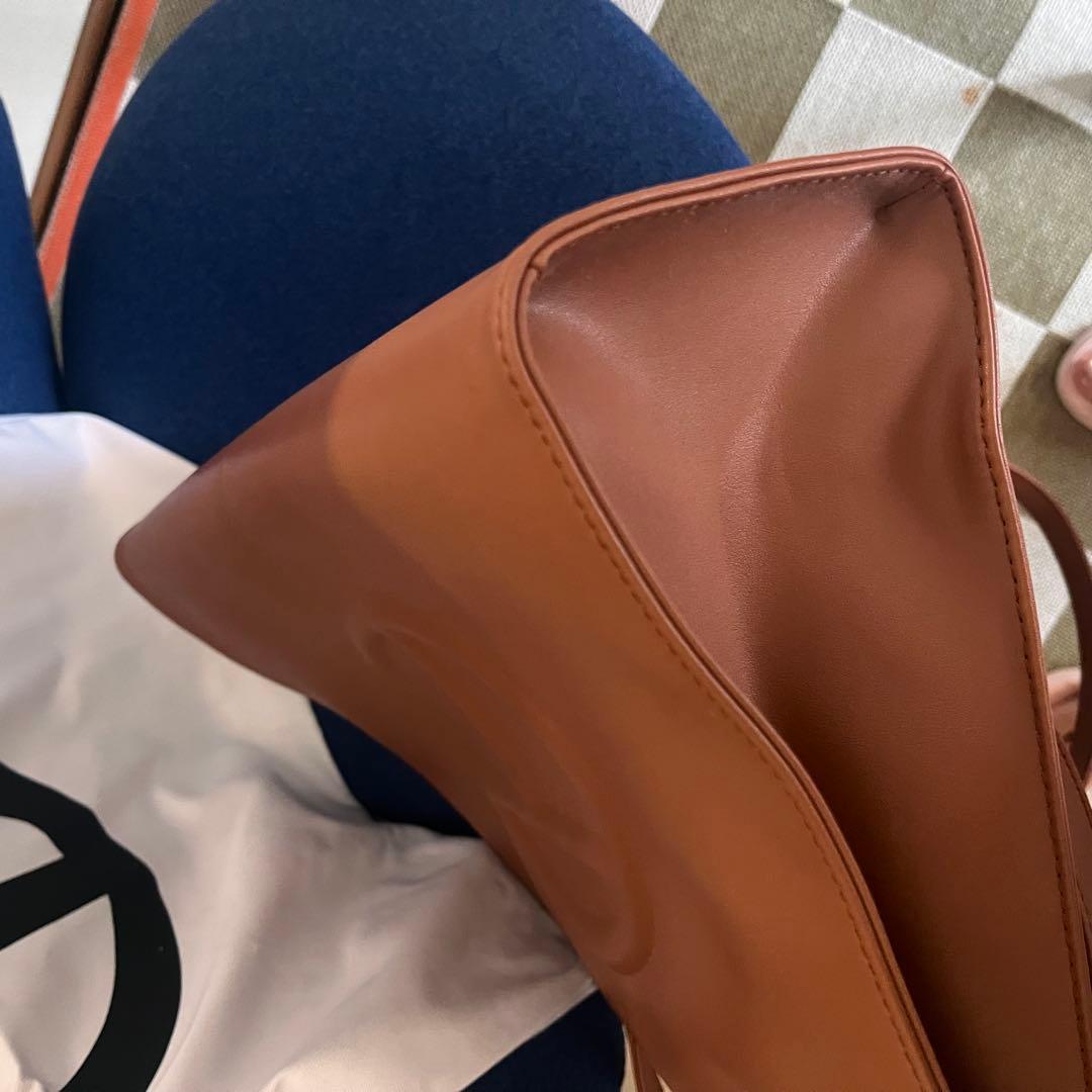 テルファー telfar ミディアム ショッピングバッグ タン