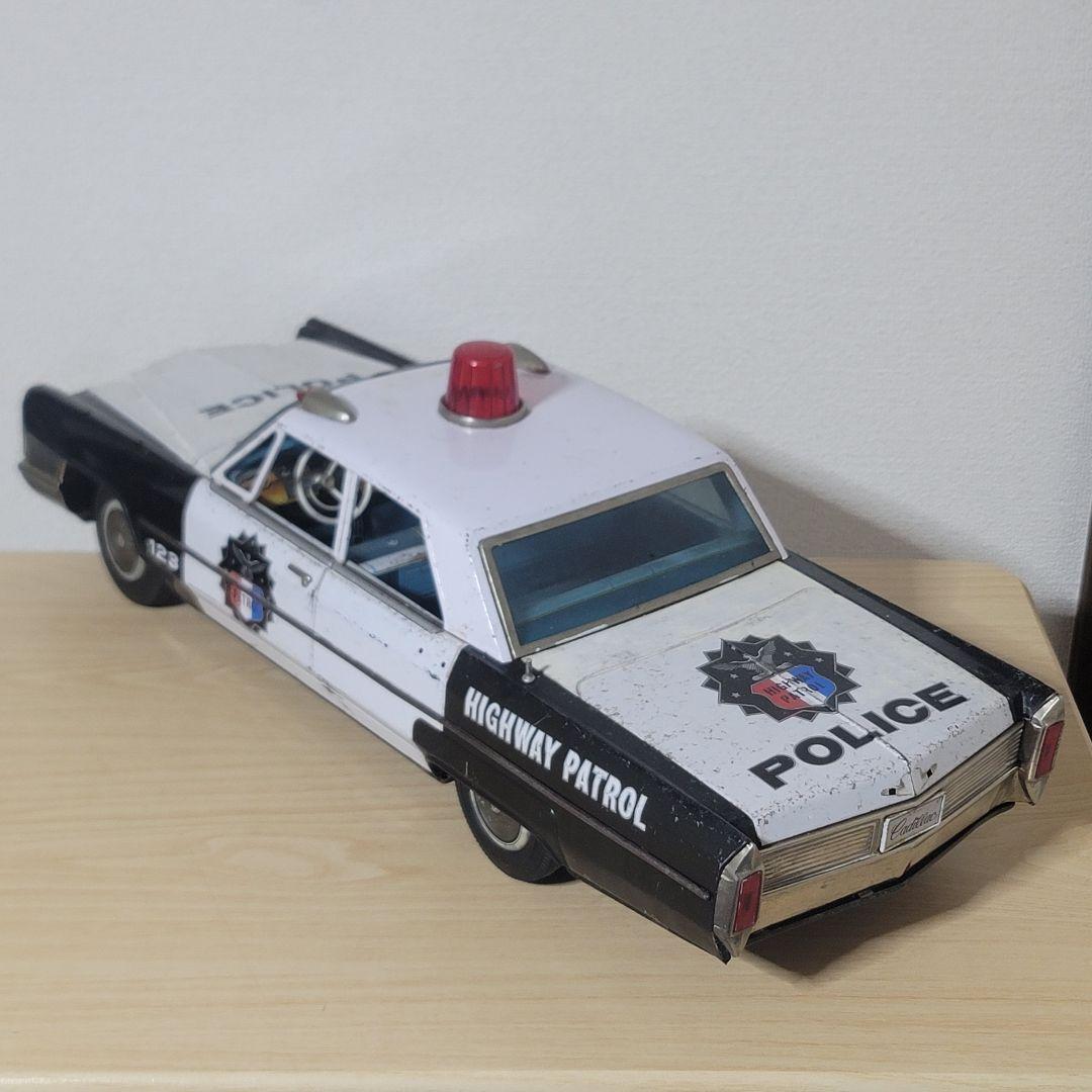 野村トーイ ブリキ キャデラックパトカー 65cm