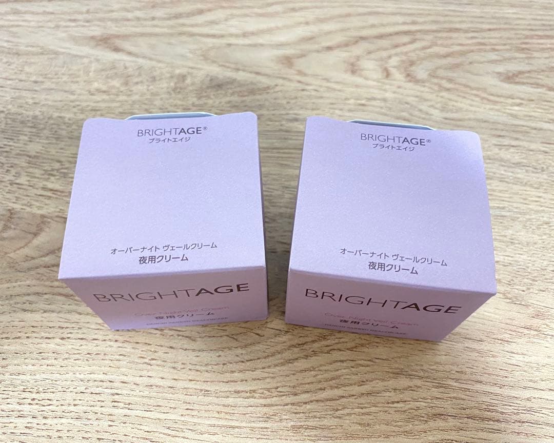 【新品未使用】BRIGHTAGE オーバーナイト ヴェールクリーム　2個