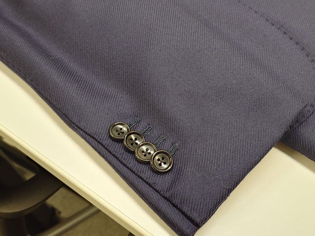 【一日値下】BEAMS F リングヂャケット製 フィレンツェモデル 42 ナス紺