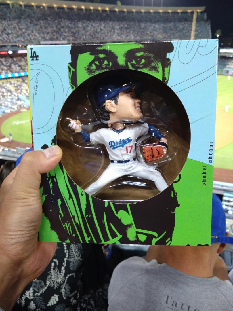 【新品】大谷翔平ボブルヘッド　9月10日配布　ピッチング姿