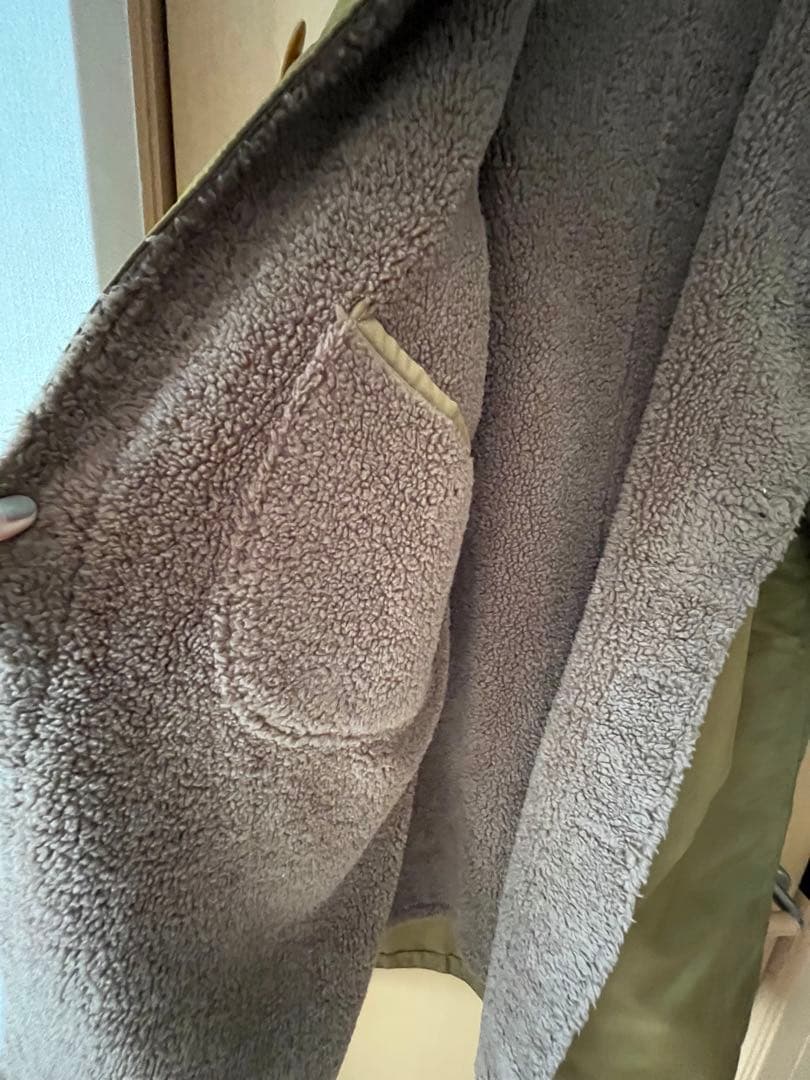 45rリバーシブルダンボカラーコート