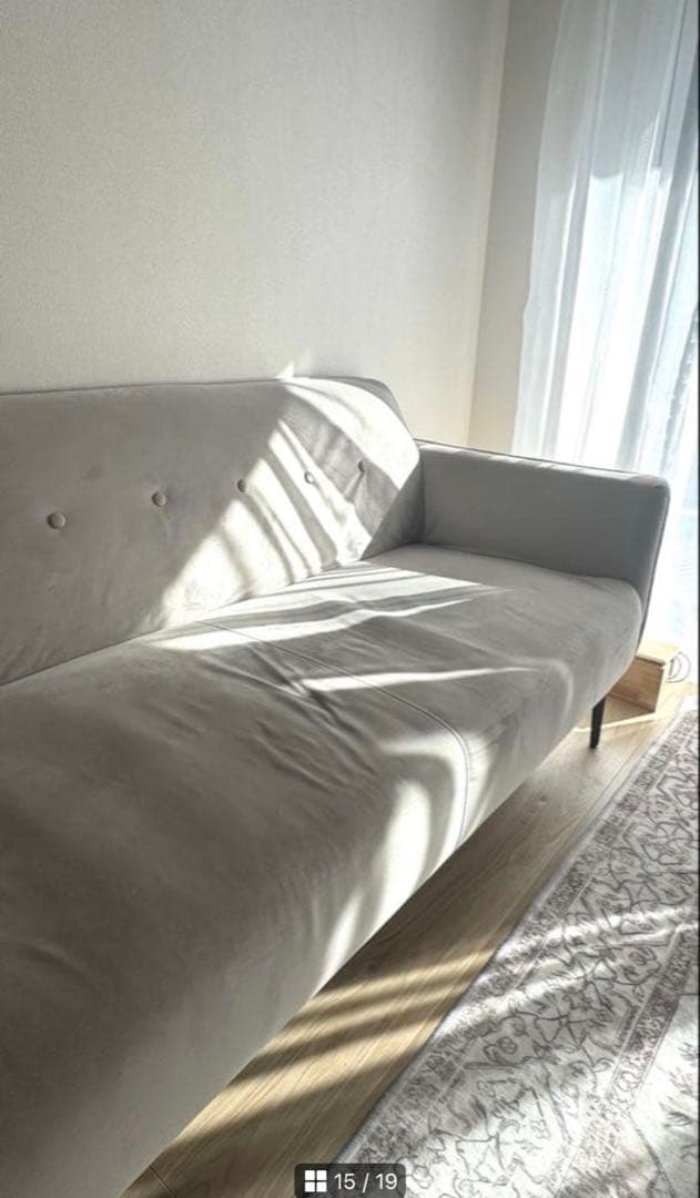 【ベロアソファ】2人がけソファ