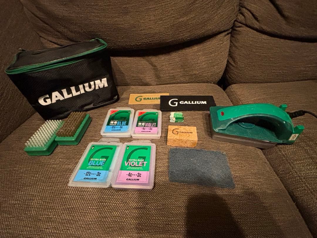 GALLIUM ワクシングセット+ワックス3種+ペーパー+大型スクレーパー
