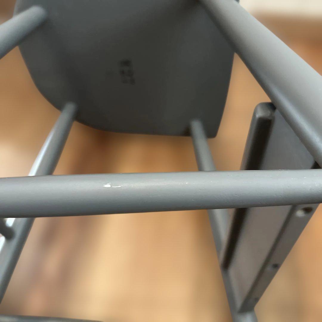 ベルメゾン　キッズ　ウィンザーチェア　チャコールグレー