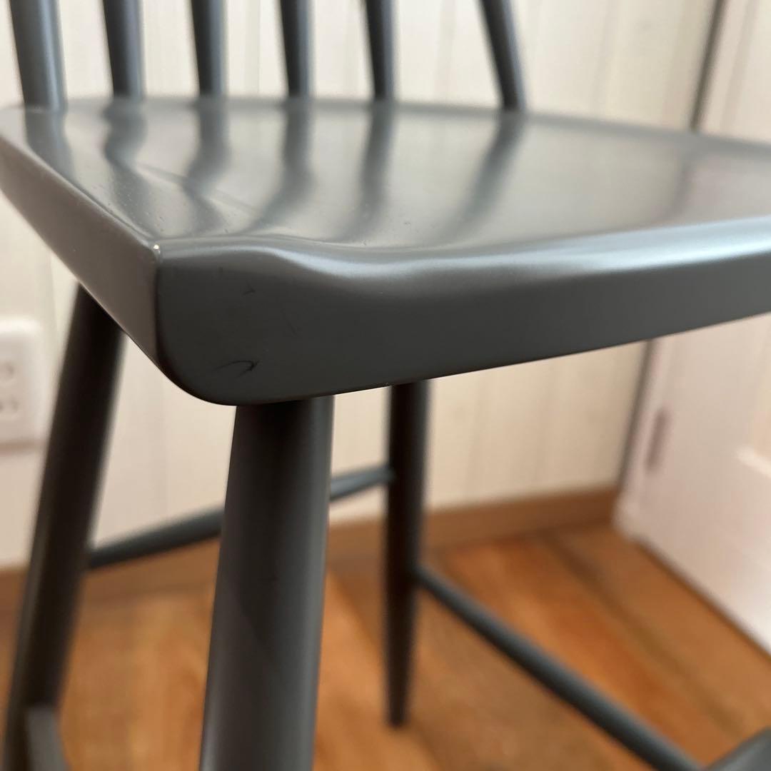 ベルメゾン　キッズ　ウィンザーチェア　チャコールグレー