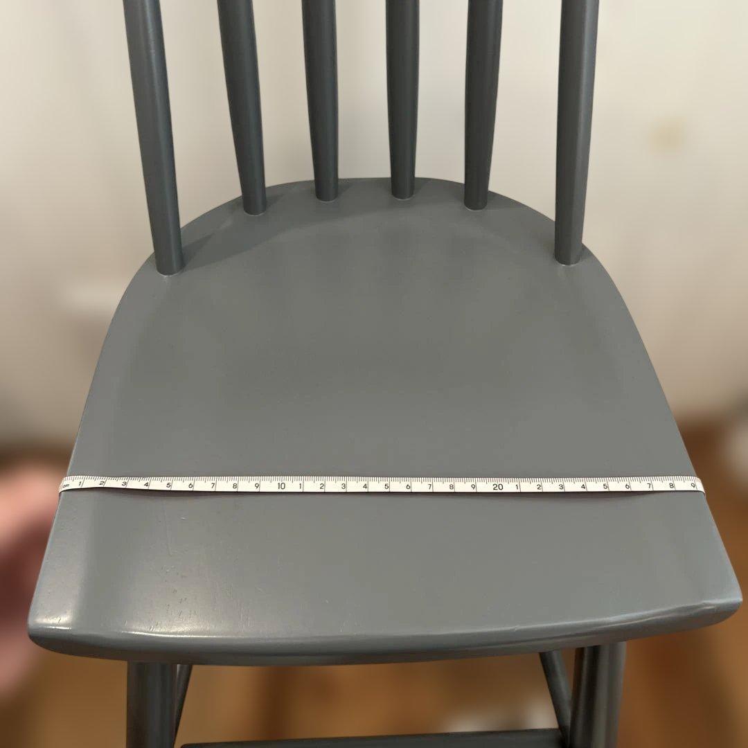 ベルメゾン　キッズ　ウィンザーチェア　チャコールグレー