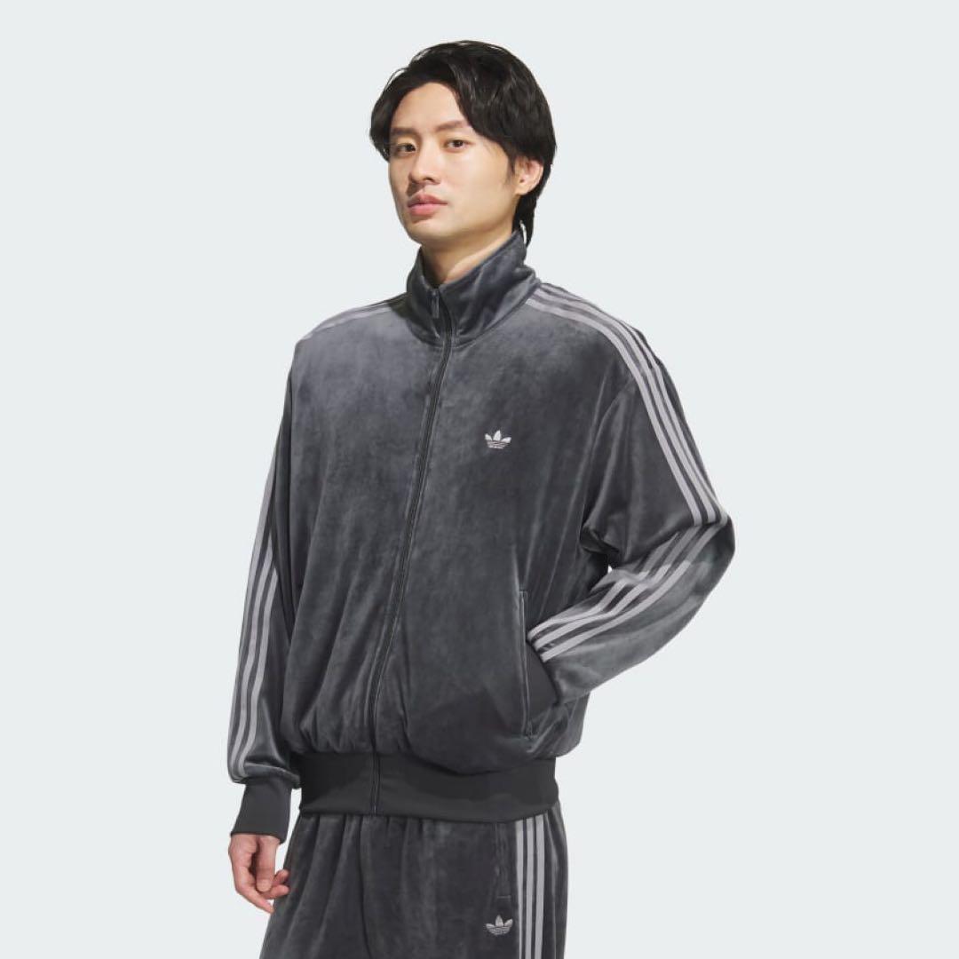 adidas アディダス　ベロア　トラックジャケット　XL