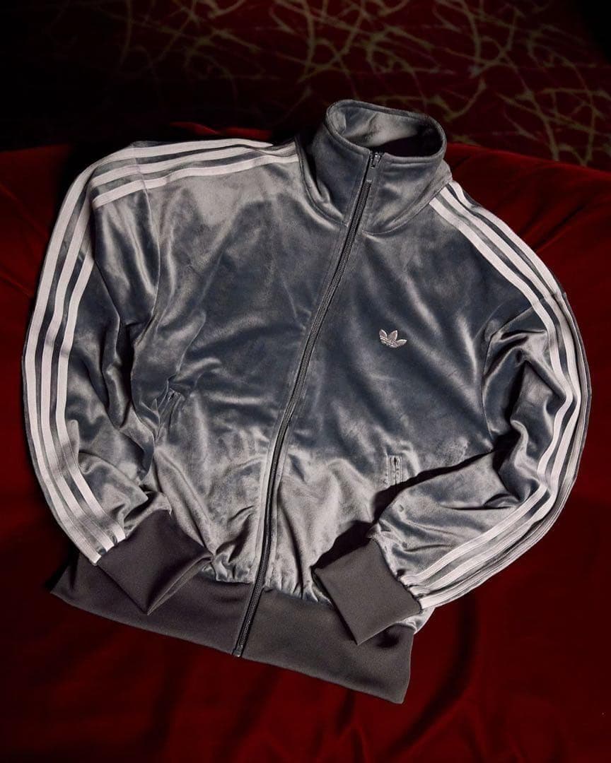 adidas アディダス　ベロア　トラックジャケット　XL