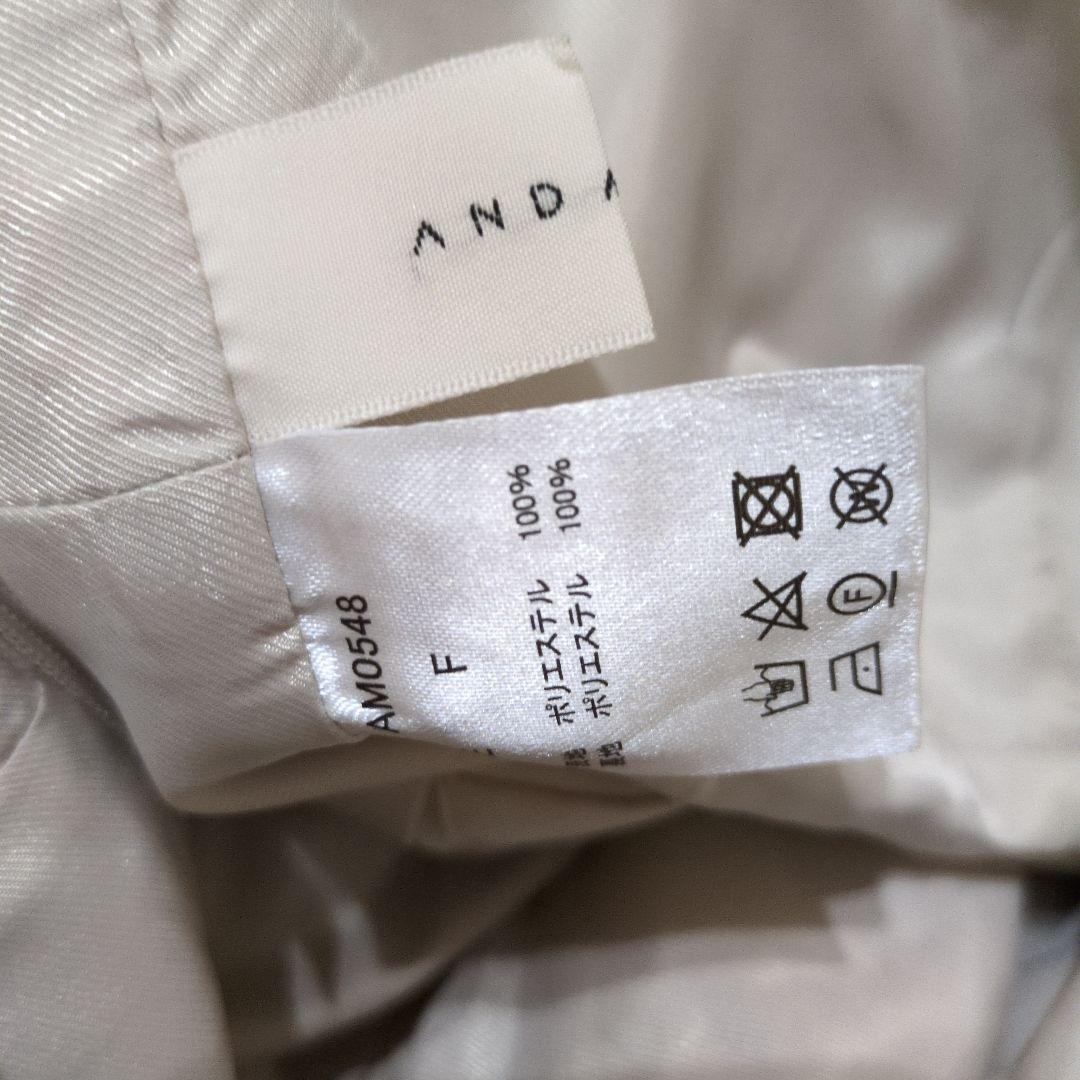 andmary　Ann ribbon pleats dress　アンドマリー