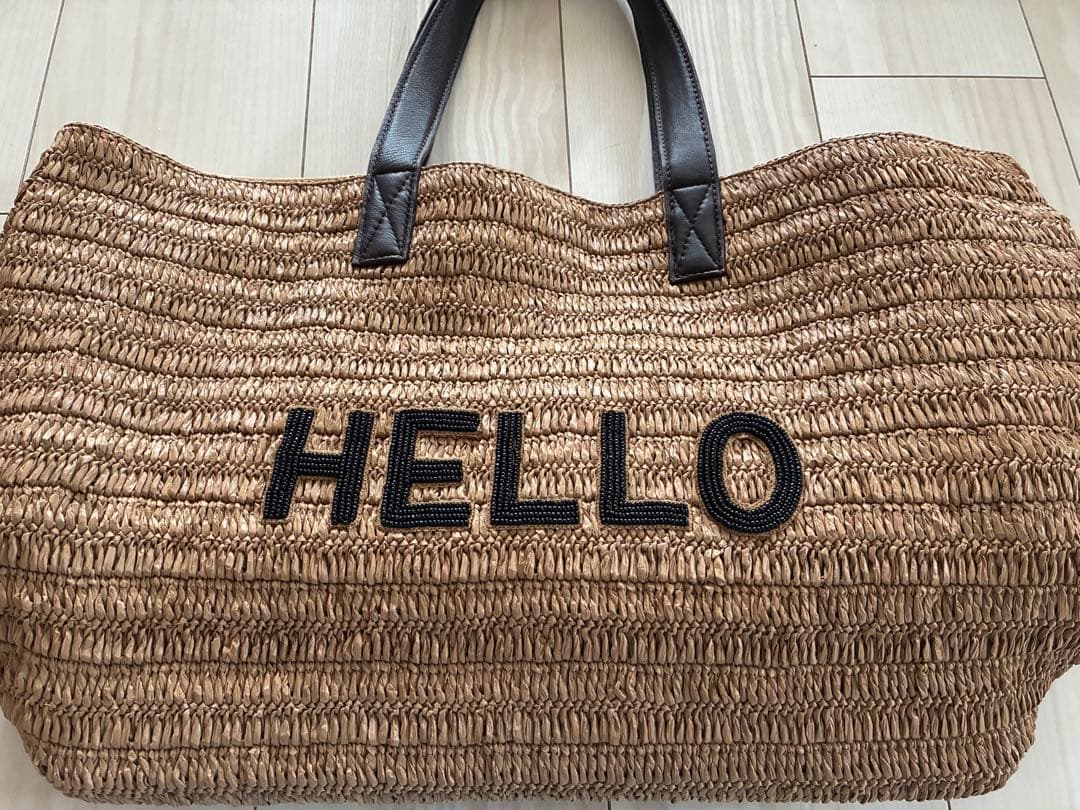 雑誌掲載　NINA BAGS ラフィアトートバッグ　レギュラー