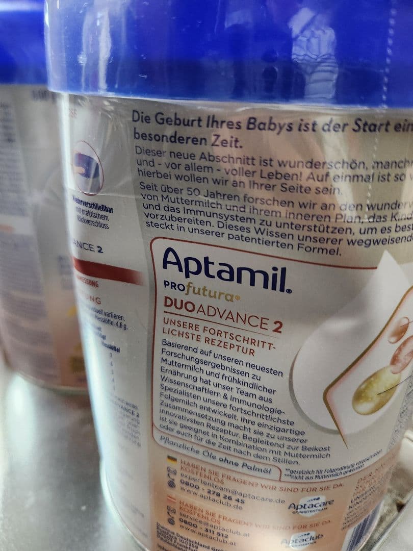 新品Aptamil Pro Futura step 2 粉ミルク　２缶